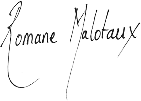 Signature de Romane Malotaux
